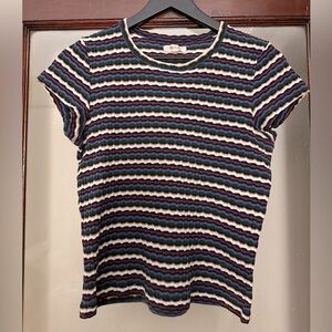 Madewell Size M striped baby tee